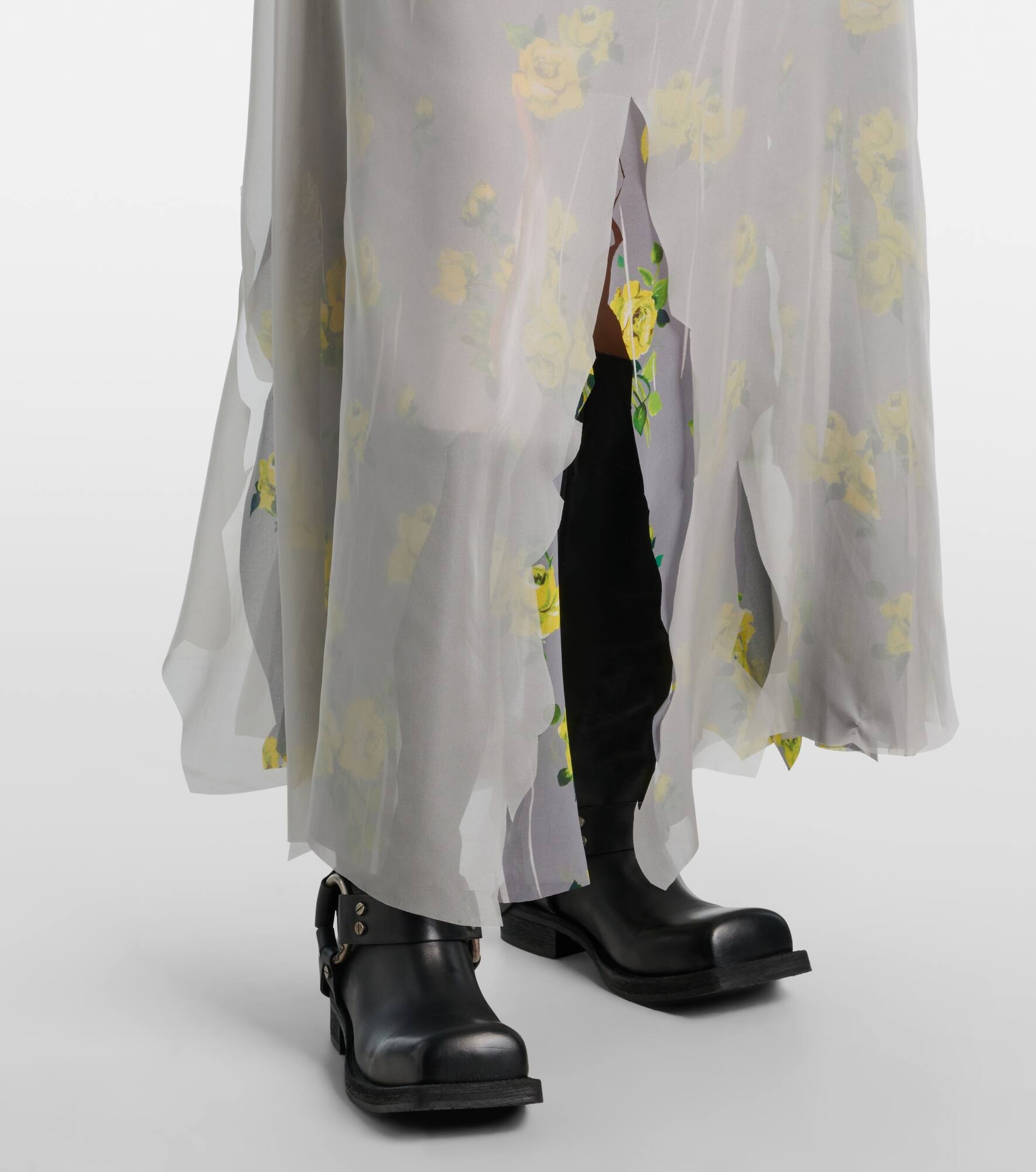 Layered distressed polo dress - 5