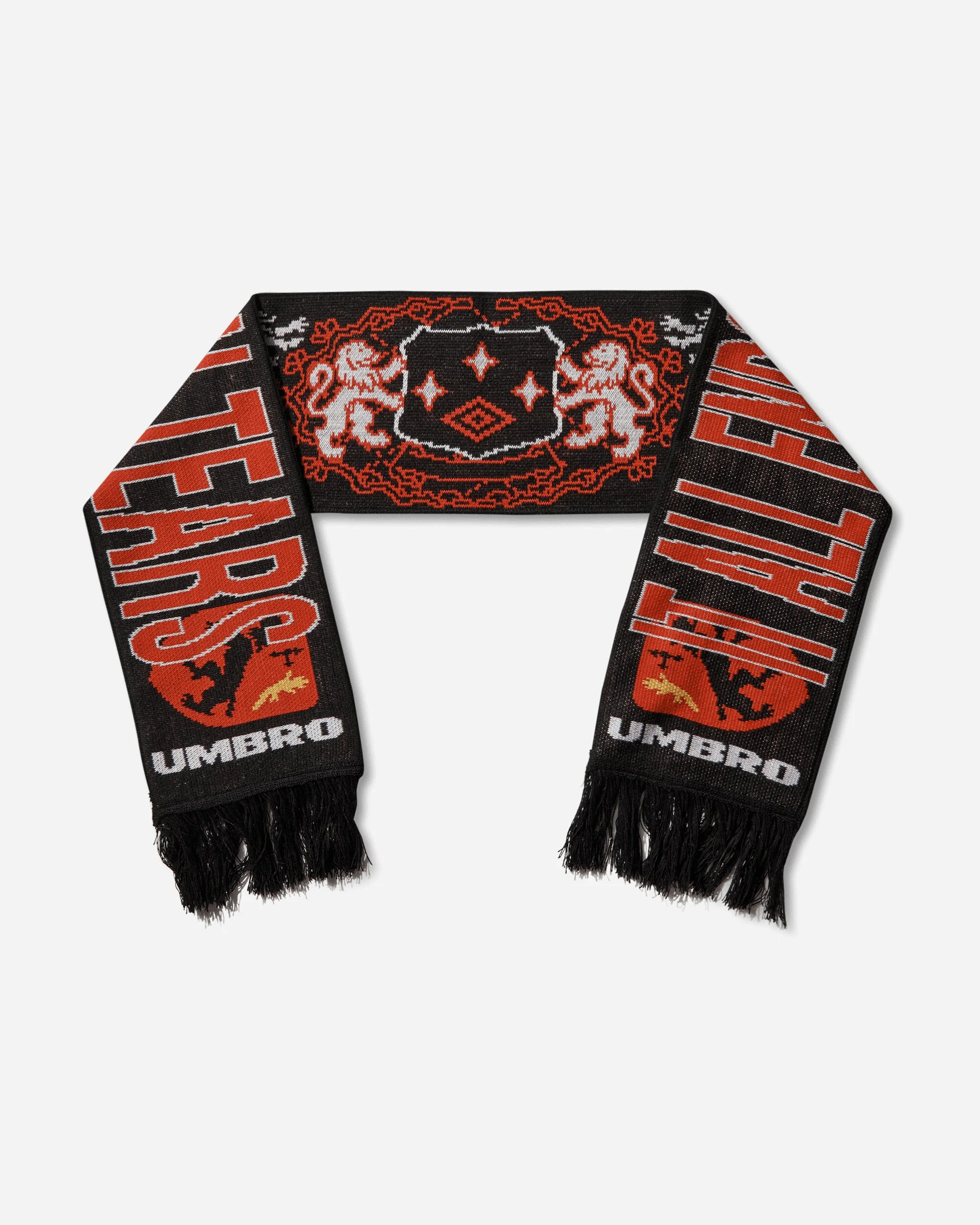 It All Ends In Tears Scarf Grey / Red / Black - 1