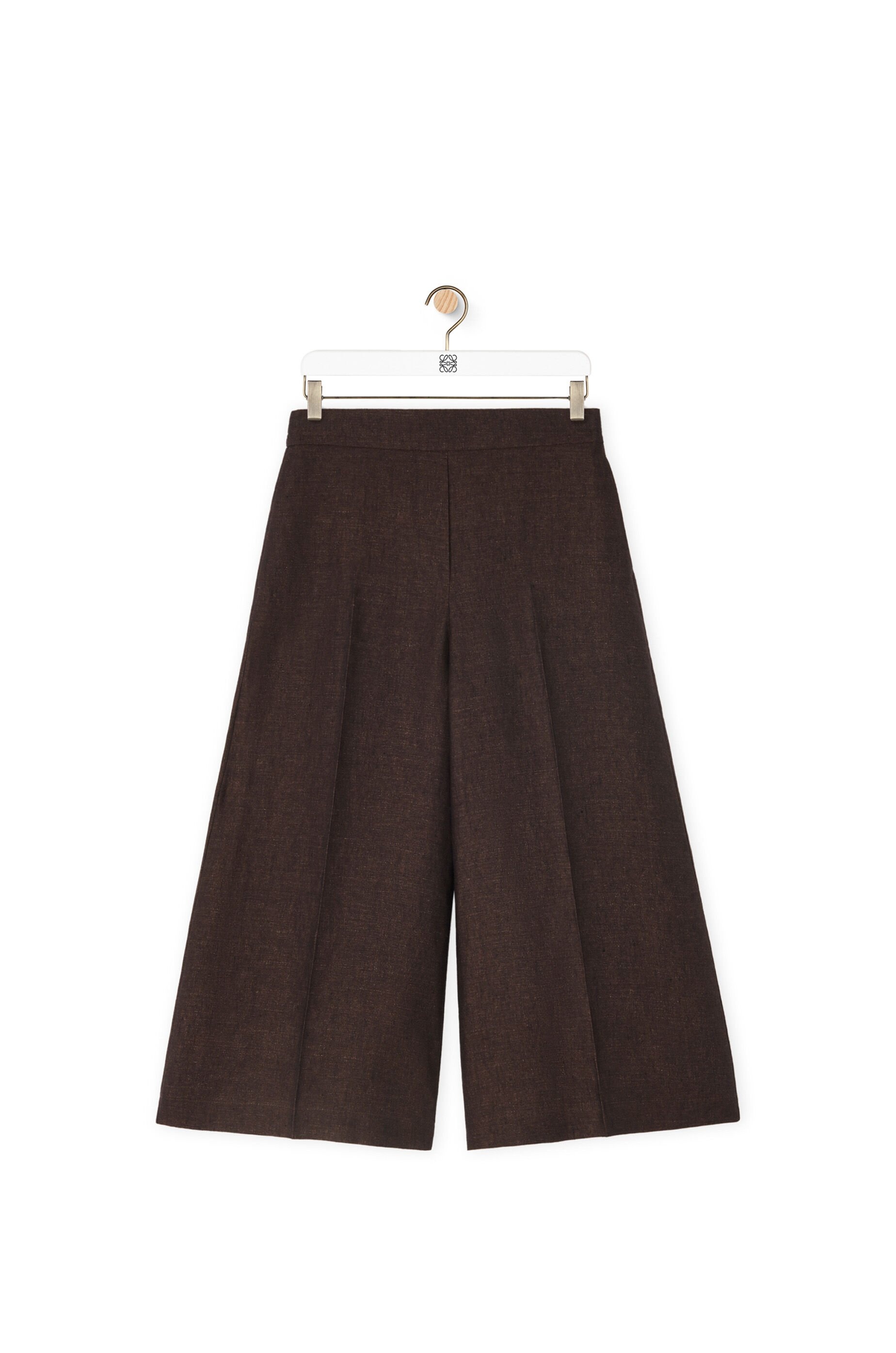 Cropped trousers in linen - 1