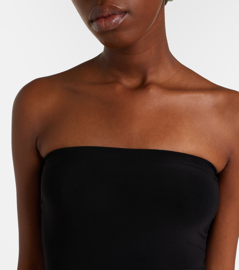 Strapless jersey maxi dress 3