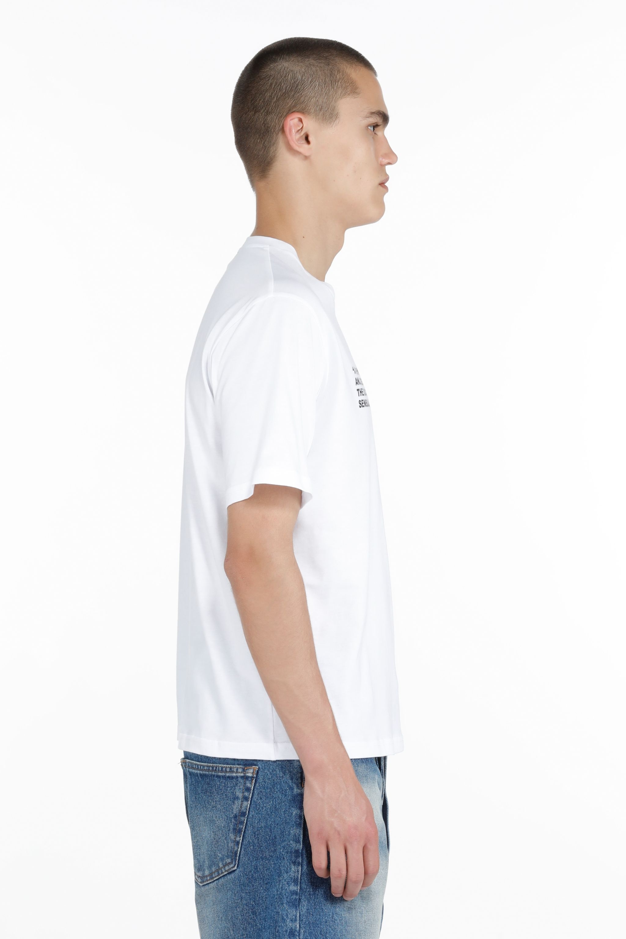 SLOGAN-PRINT COTTON T-SHIRT - 3