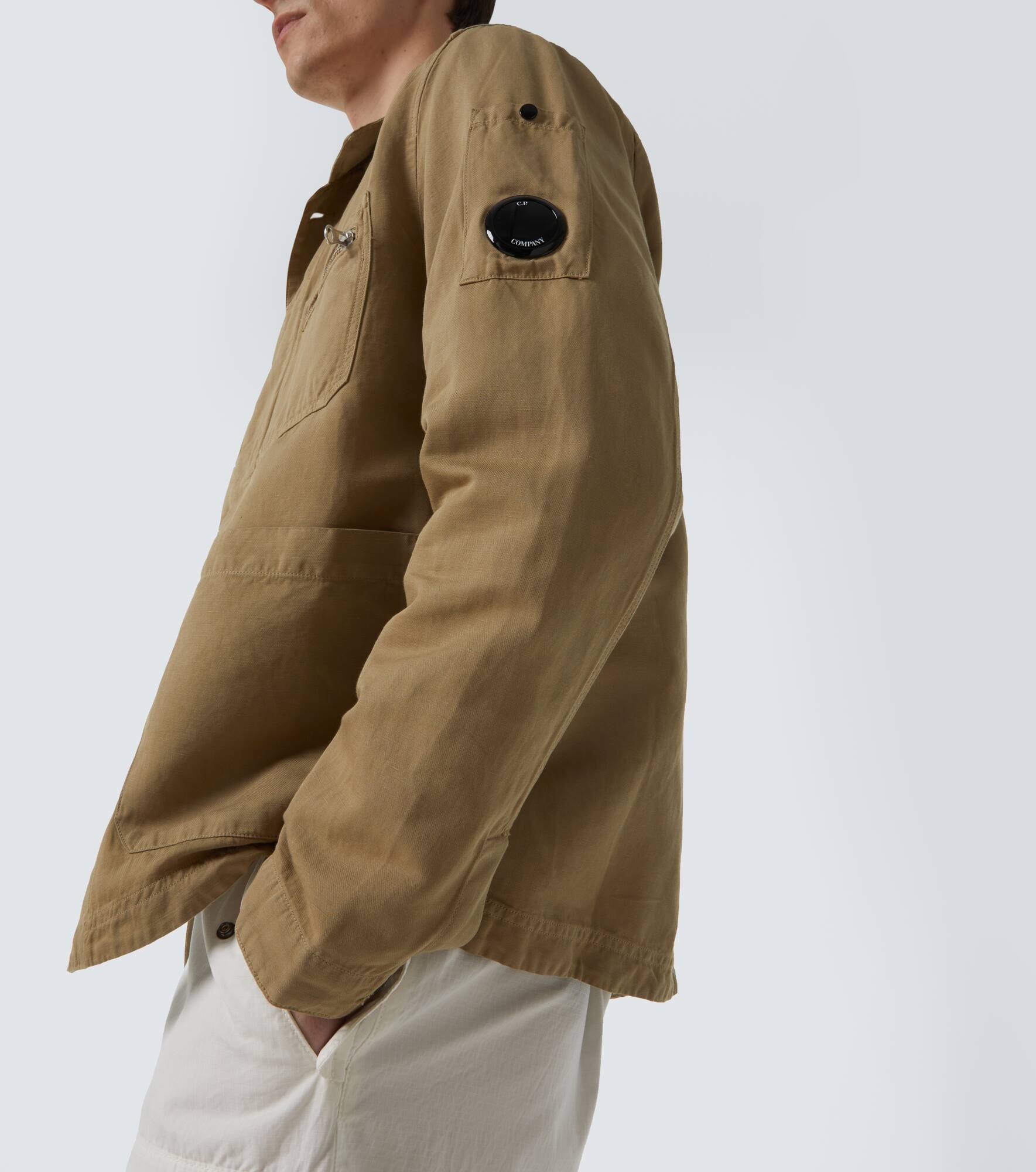 Cotton and linen overshirt - 6