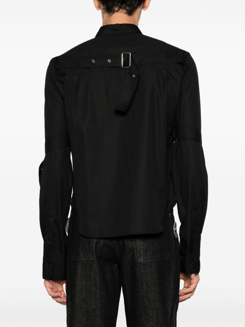 buckled organic cotton shirt - 5