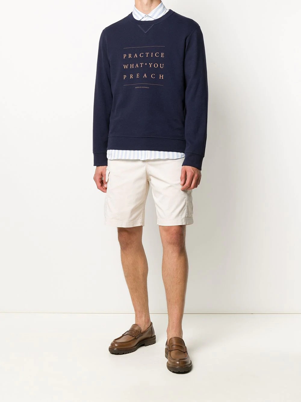 slogan print sweatshirt - 2