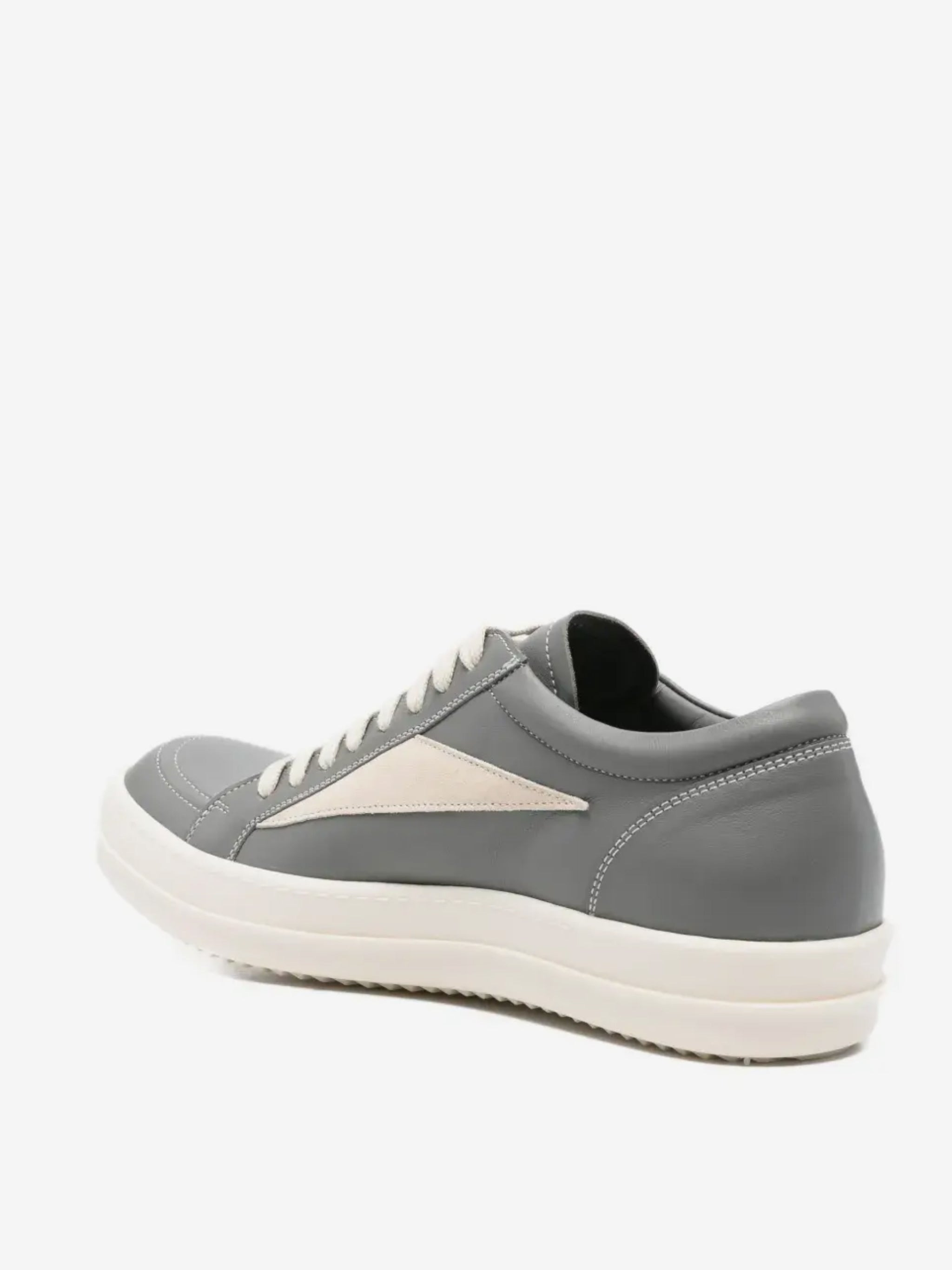 RICK OWENS - Men Leather Vintage Sneaks - 3