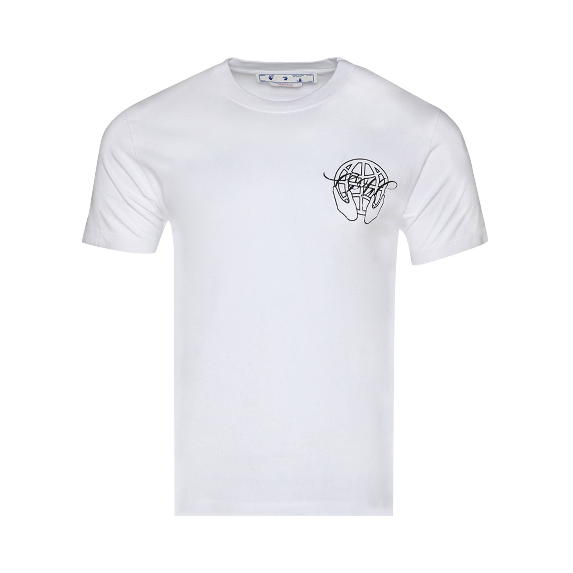 Off-White Hand Arrow Slim T-Shirt 'White/Black' - 1