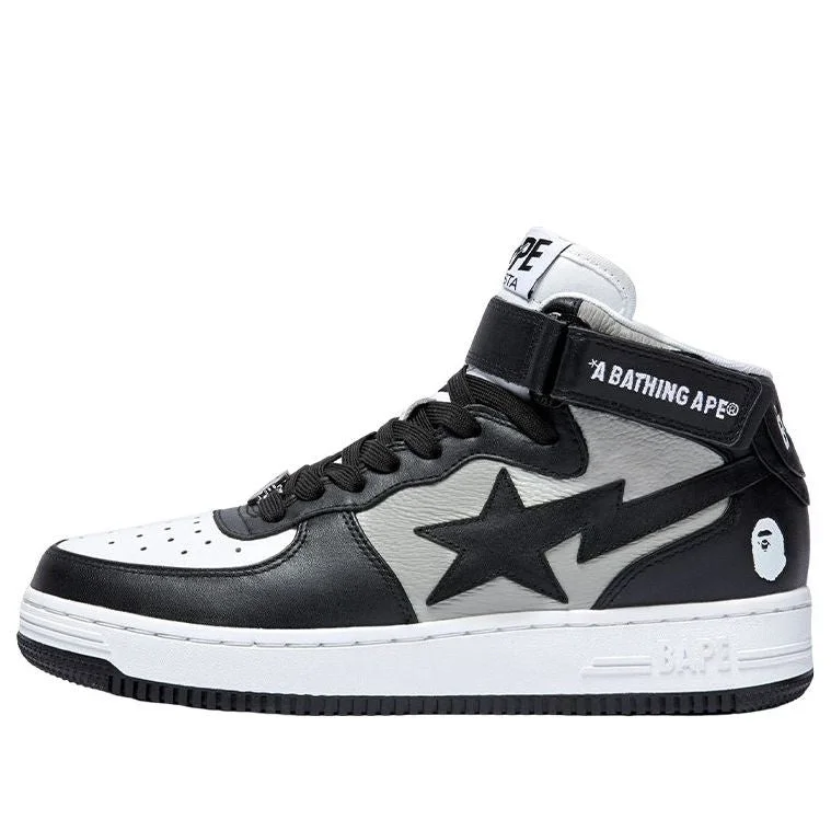 A BATHING APE Bape Sta Mi 'Black Grey' 1I20-191-010-BLACK - 1
