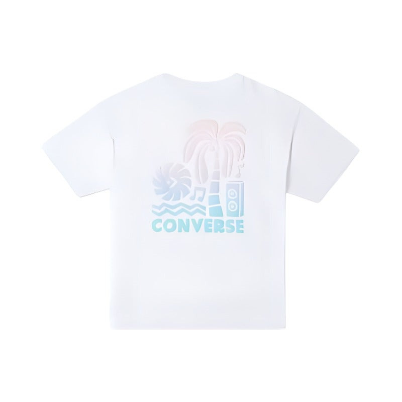 Converse (WMNS) Converse Music Festival T-Shirt 'White' 10026375-A01 outlook