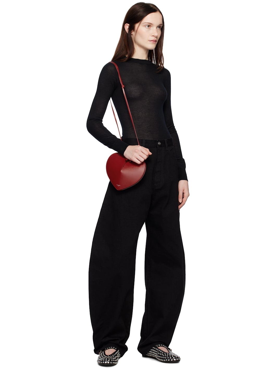 Red 'Le Coeur' Bag - 4
