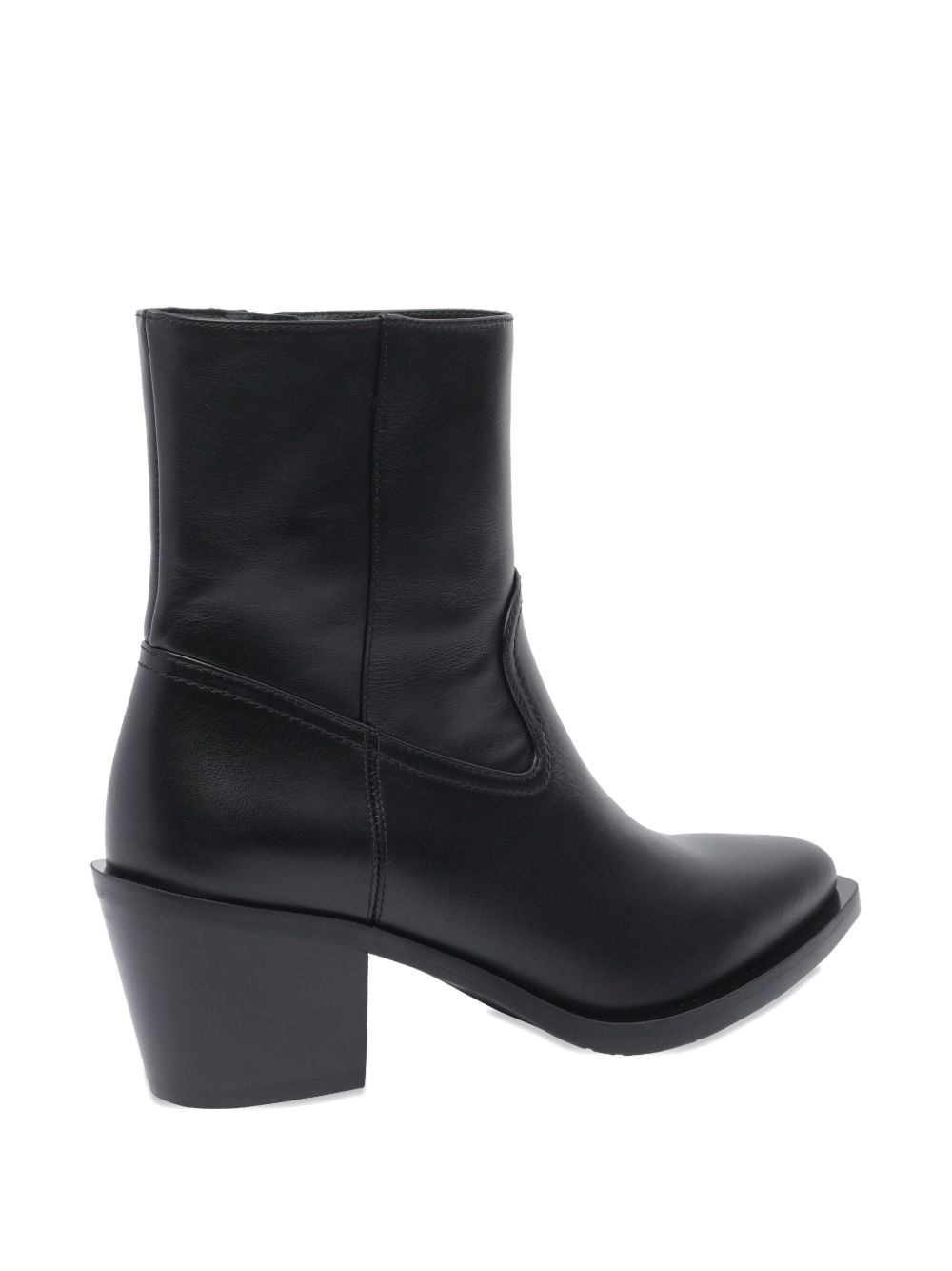 65mm leather cowboy boots - 3