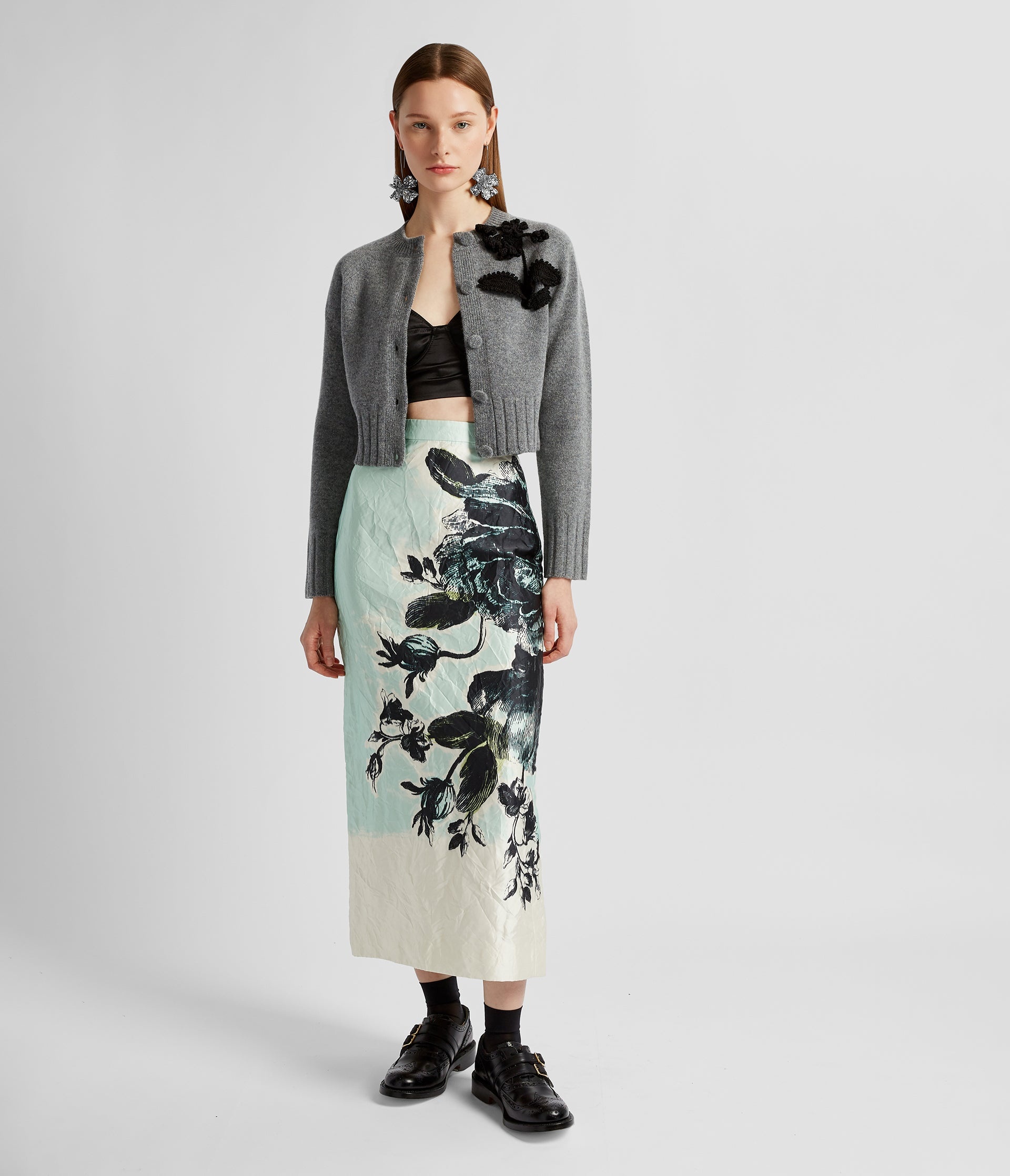 PENCIL MIDI SKIRT - 6
