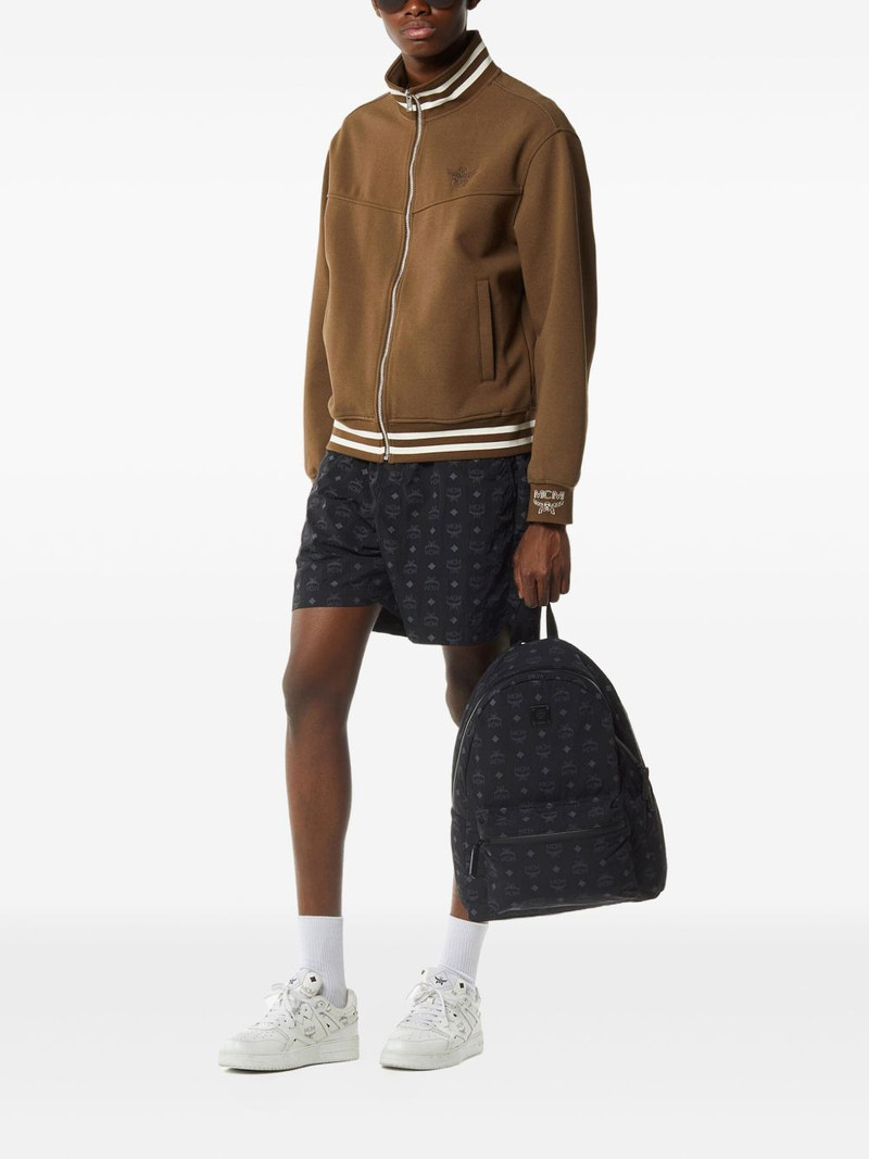 MCM Stark monogram-pattern packable backpack outlook