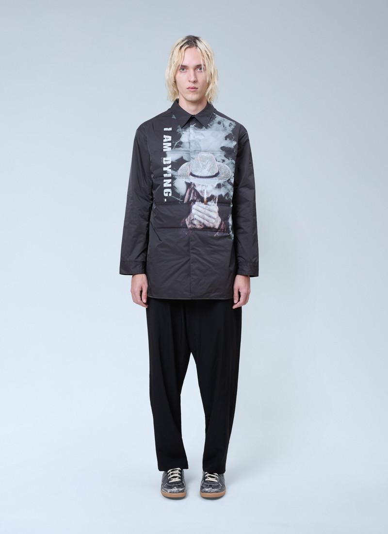 Yohji Yamamoto Printed Padded Shirt outlook