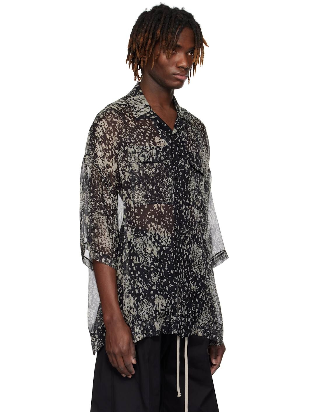 Black & Off-White Hollywood Magnum Tommy Shirt - 2