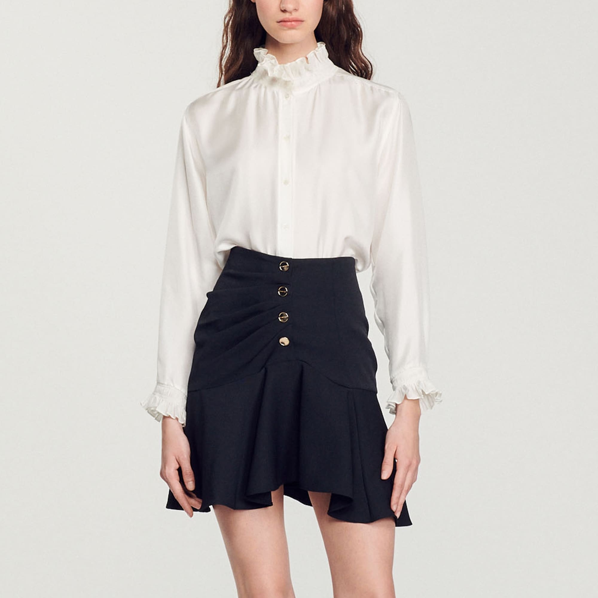 Short asymmetric skirt - 4