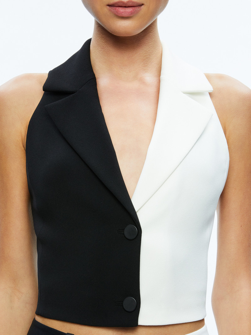 MERI COLOR BLOCK BLAZER TOP 5