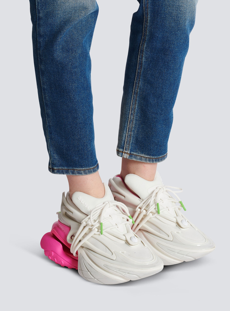 Unicorn trainers in neoprene and leather 9