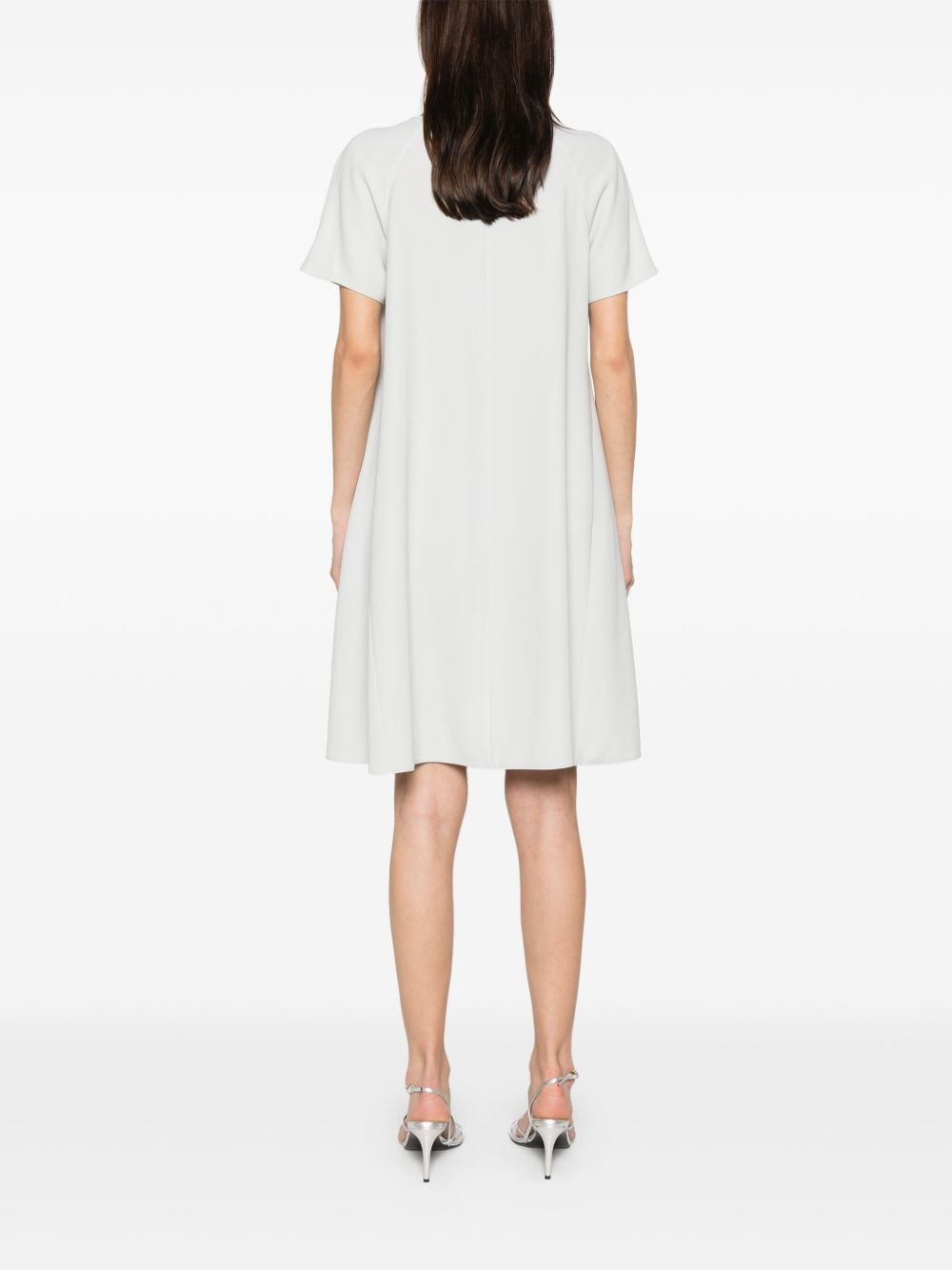 crew-neck mini dress - 4