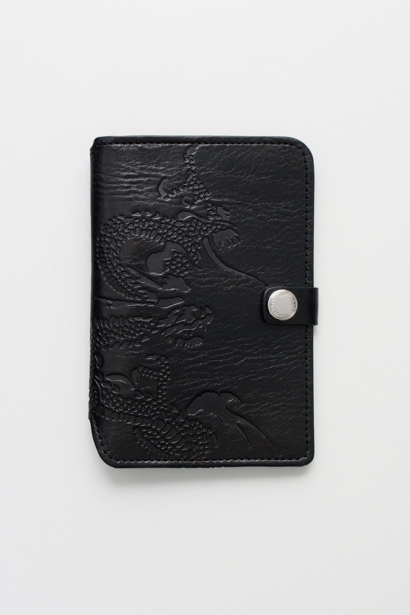 Passport Cover Black Leather 1