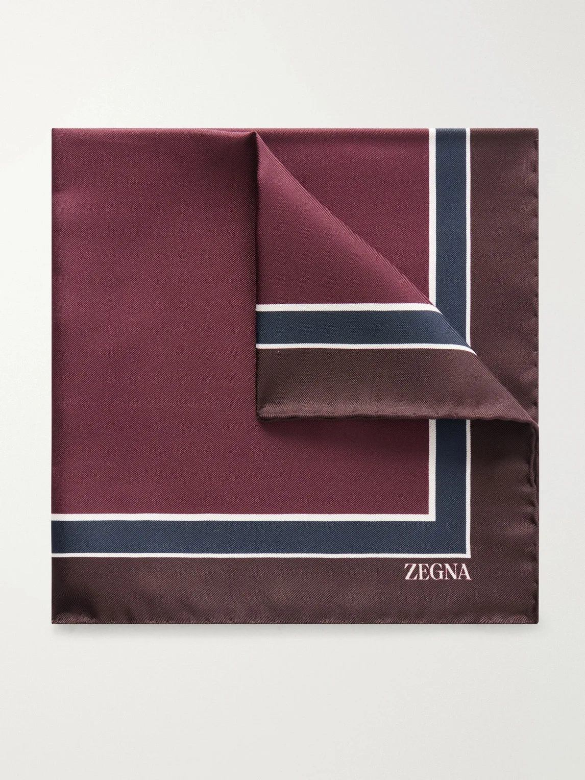 Printed Silk-Twill Pocket Square - 1