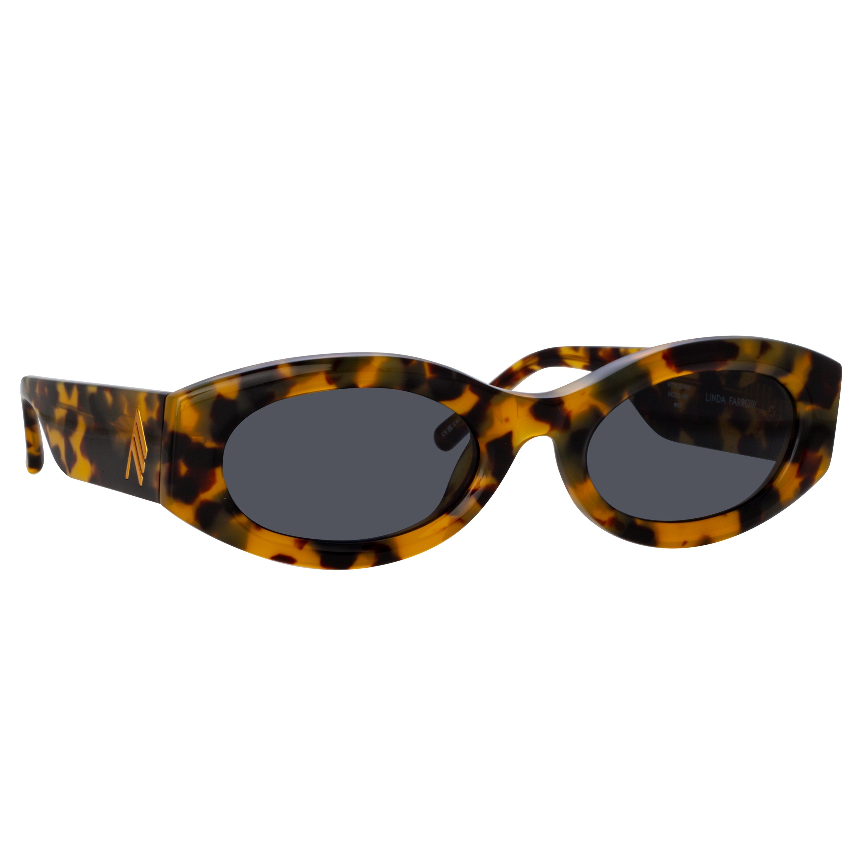 Berta Oval Sunglasses in Tortoiseshell - 3