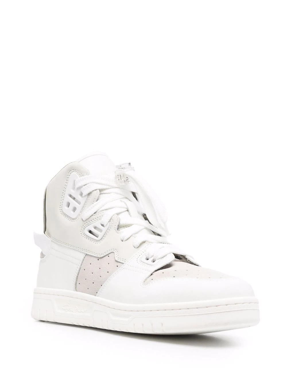 panelled high-top sneakers - 2