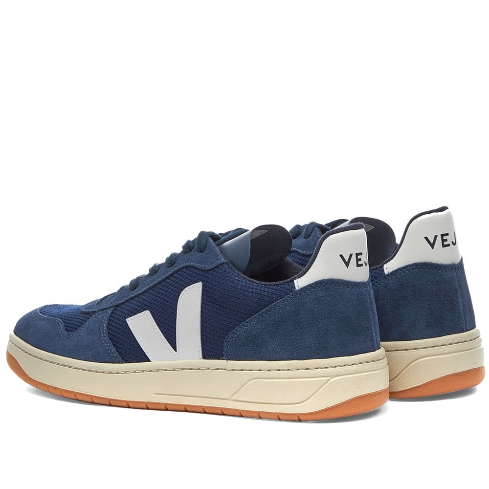 Veja V-10 Suede & Mesh Basketball Sneaker - 3