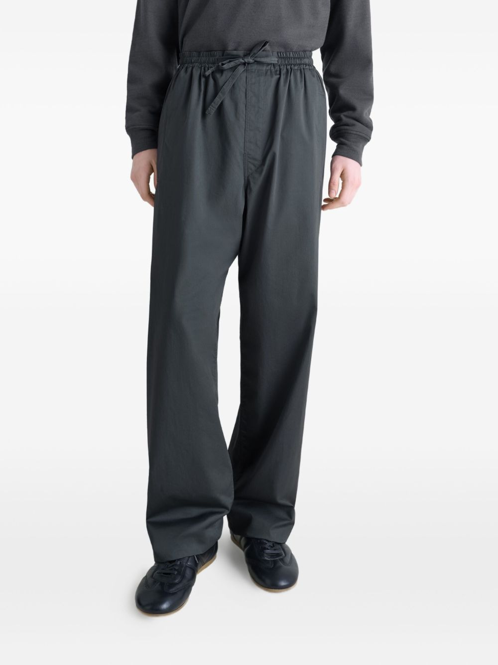 Pyjama elasticated-waist cotton trousers - 4