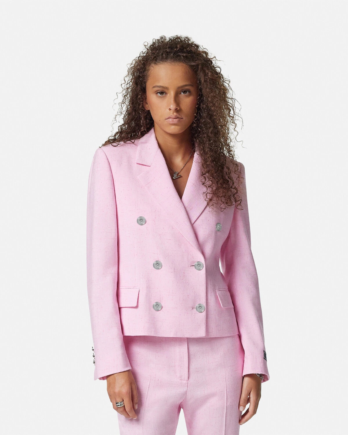 Malfilé Crop Double-Breasted Blazer - 4
