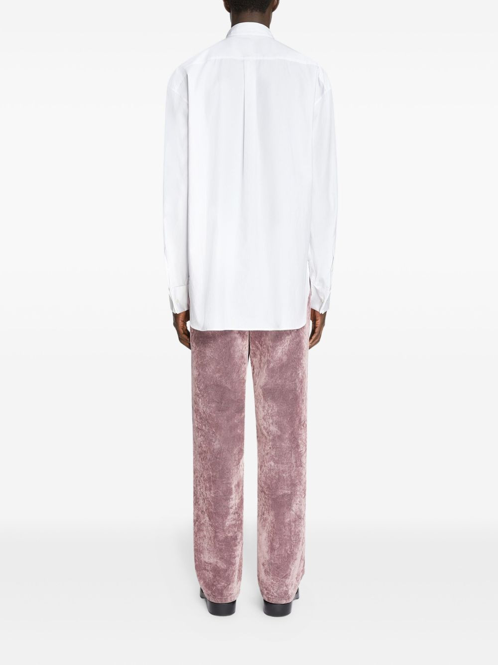 tuxedo panelled shirt - 4
