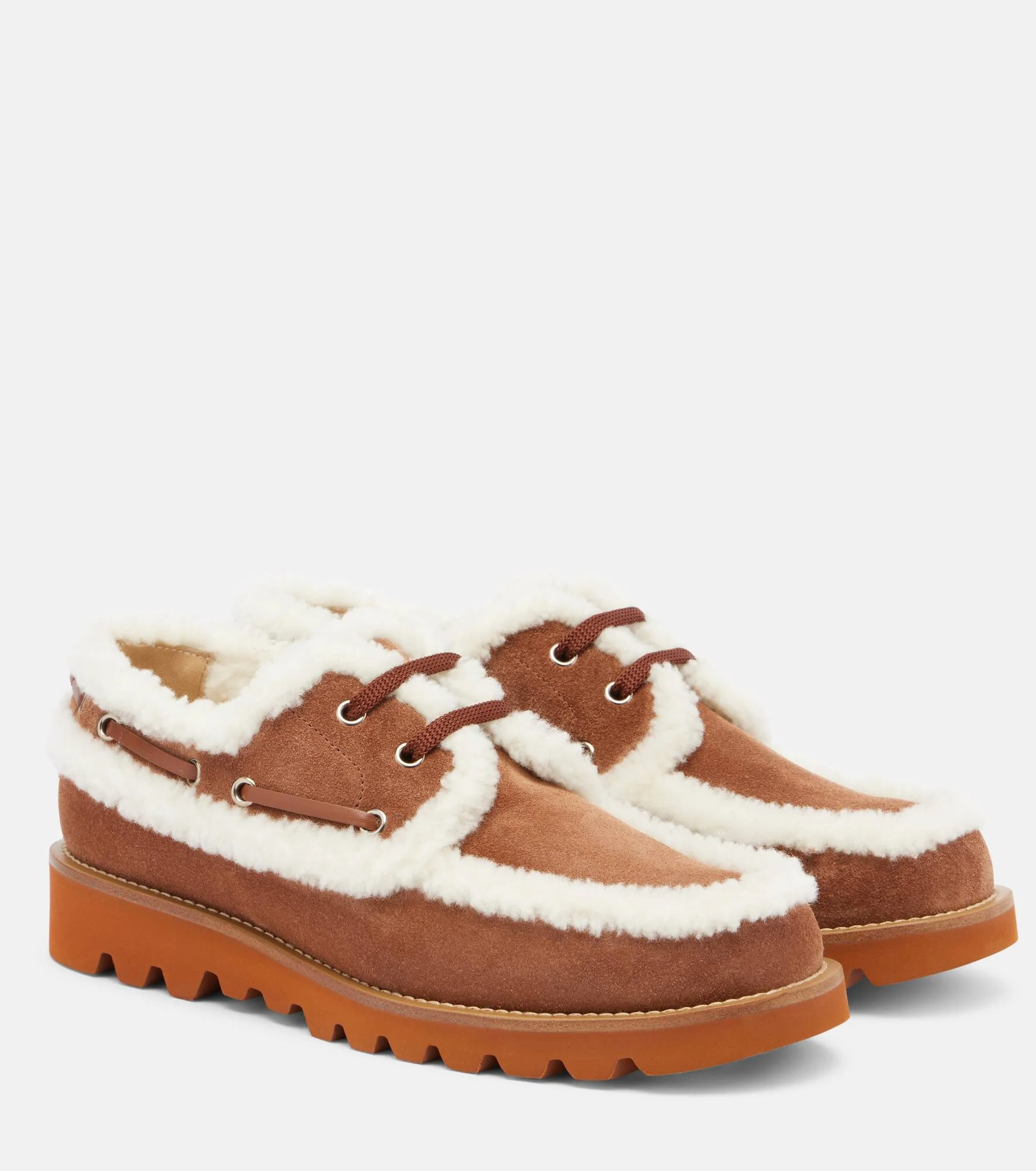 Palm Avenue suede boat shoes - 1