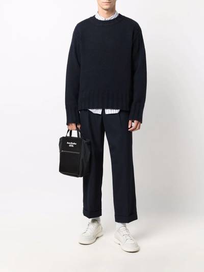 Jil Sander crew neck cashmere jumper outlook