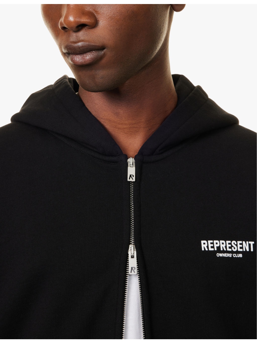 Owners Club brand-print relaxed-fit cotton-jersey hoody - 5