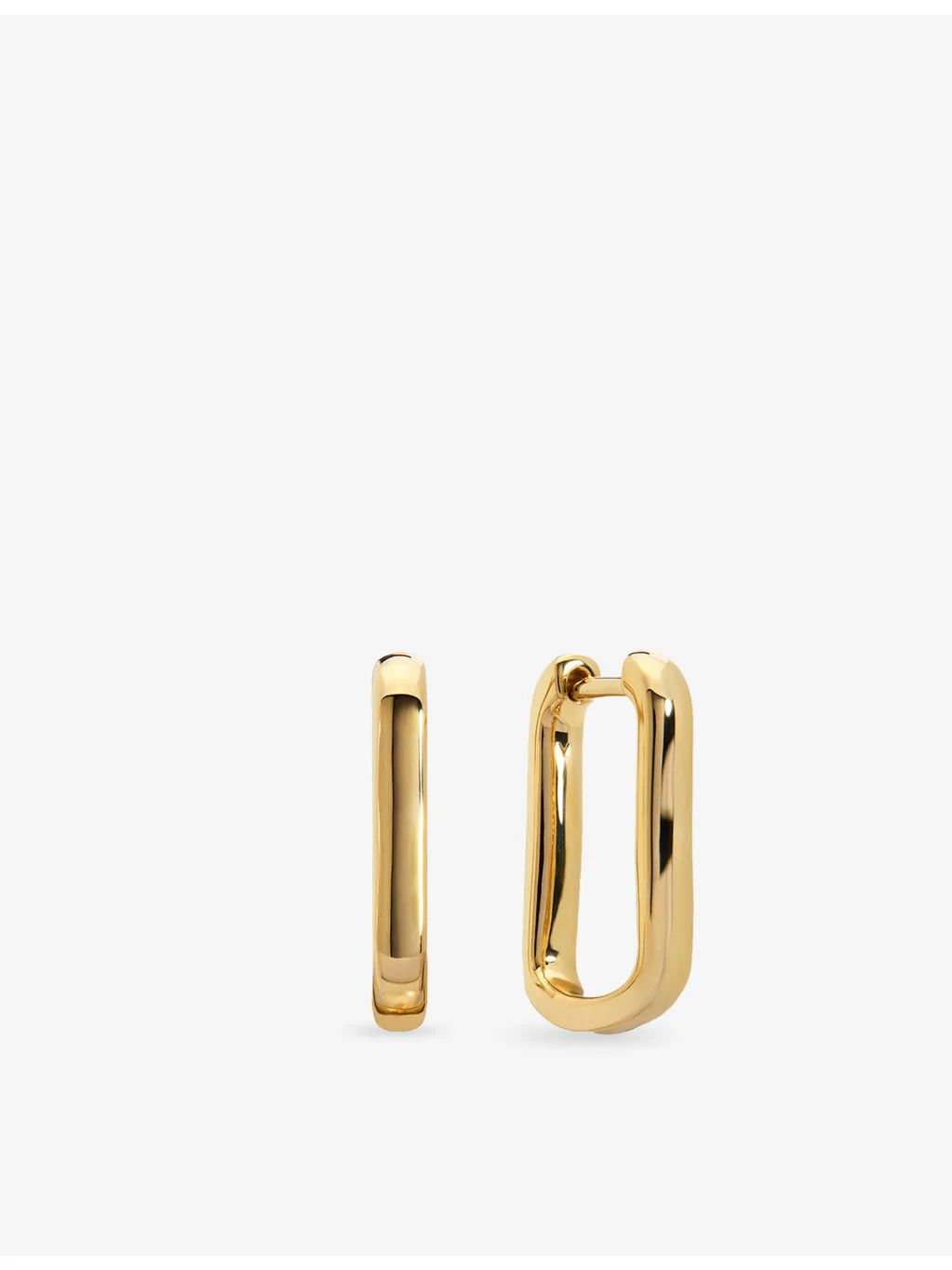 Alta 18ct Yellow Gold Vermeil Huggie - 1
