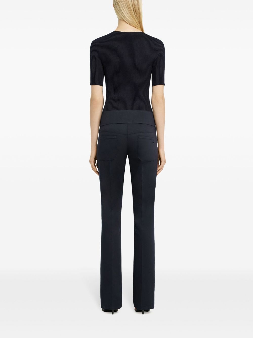 fine-ribbed jumper - 4