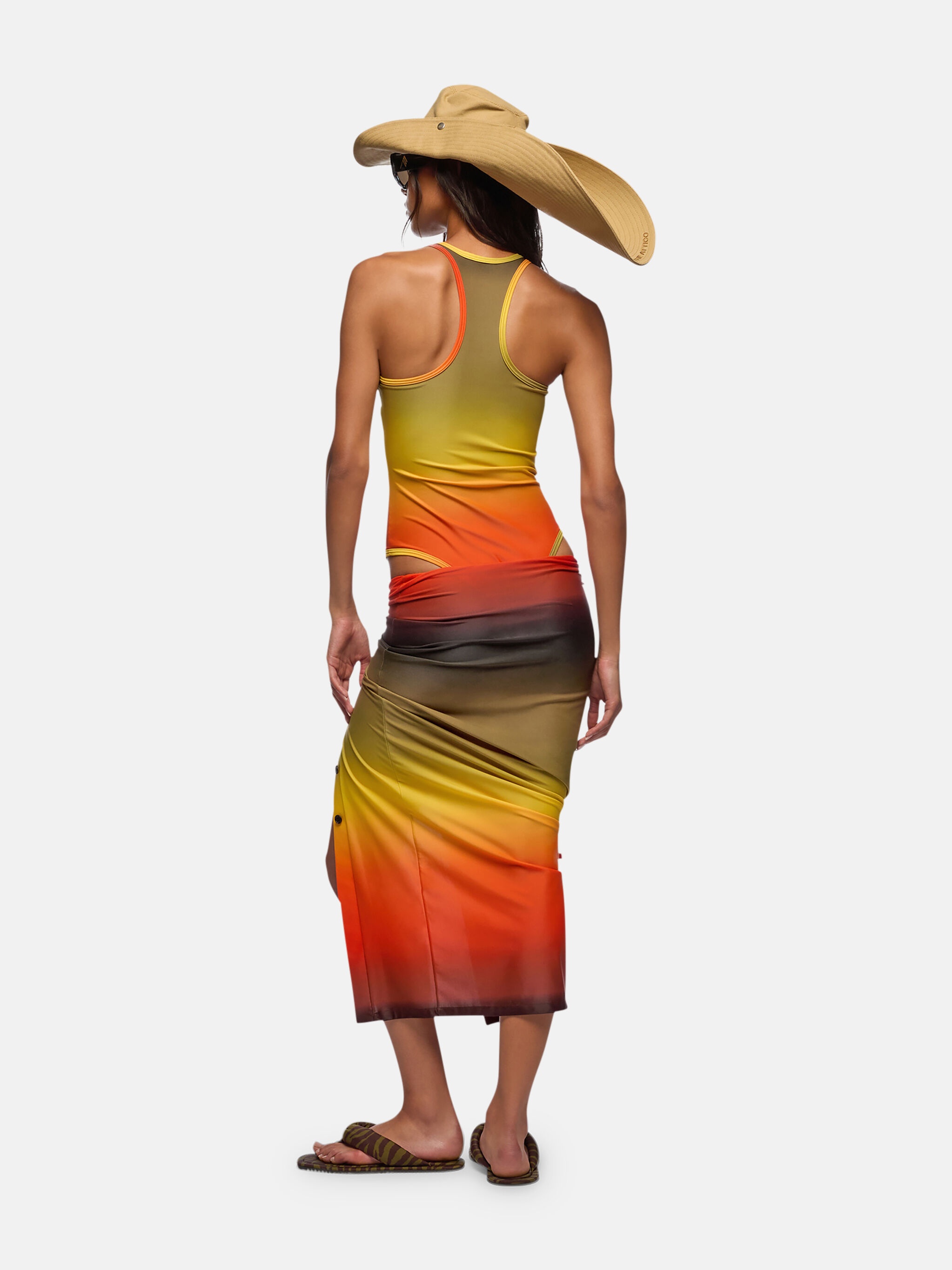 MULTICOLOR MIDI SKIRT - 3