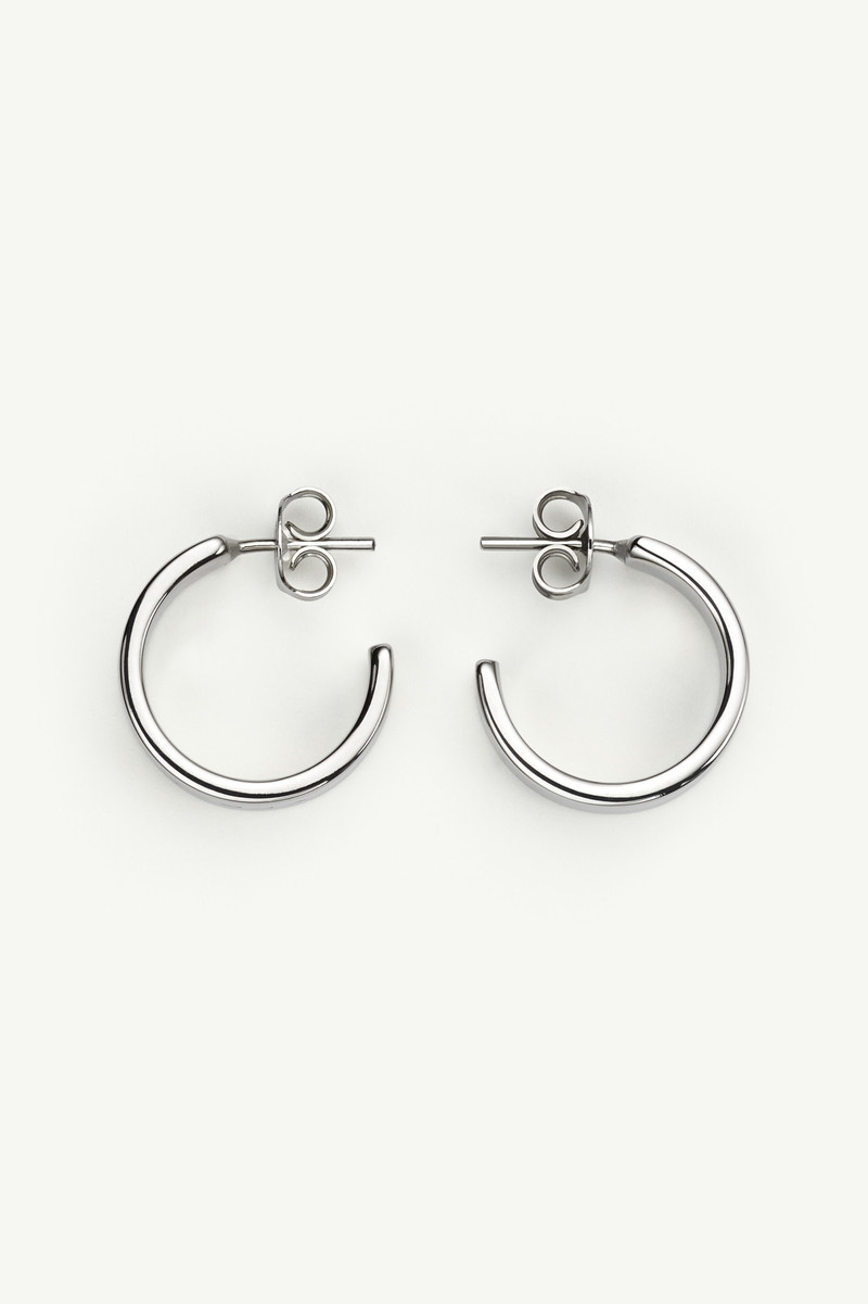 Minimal logo earrings 1