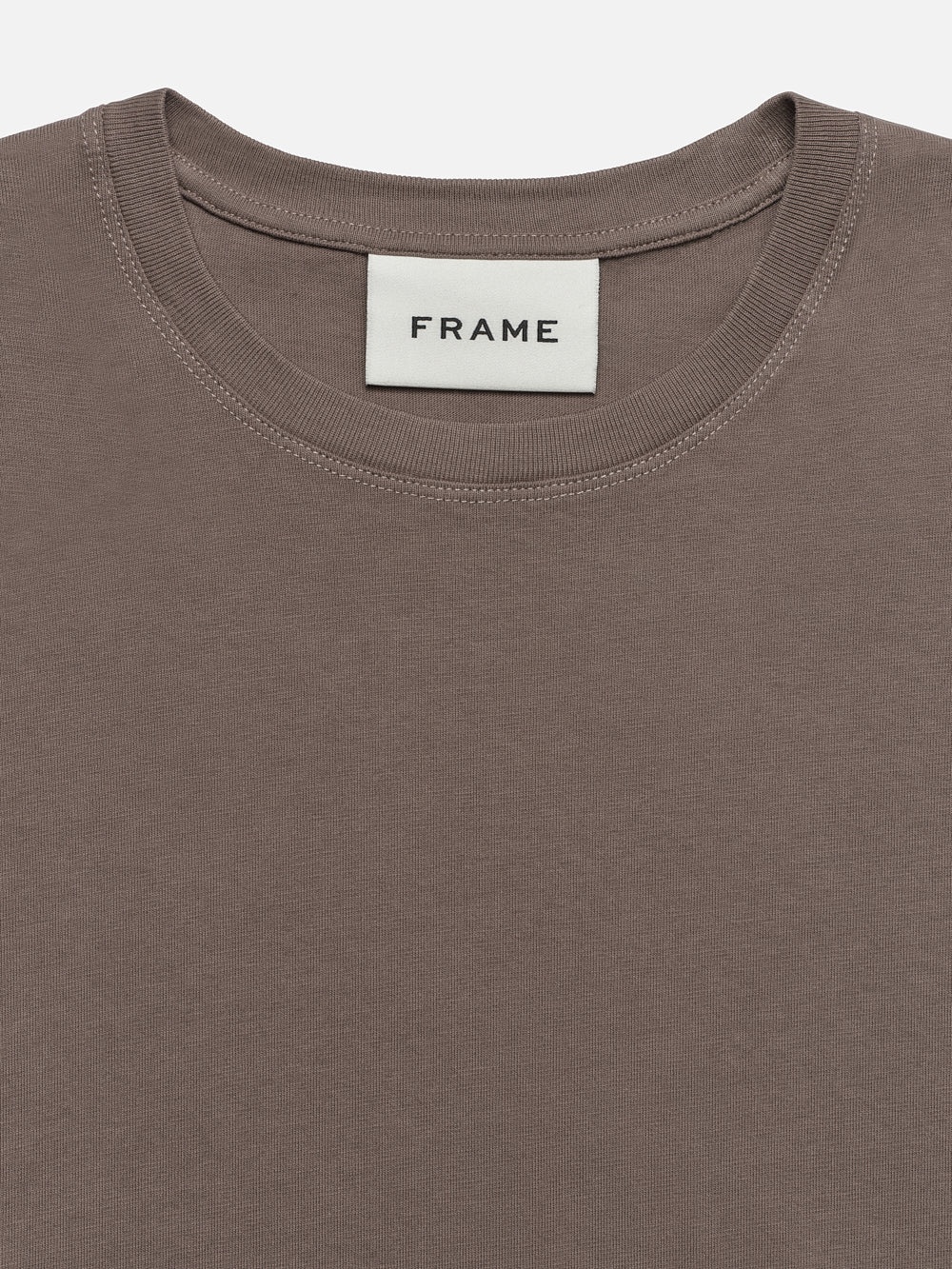 FRAME Logo Tee in Dry Rose - 2