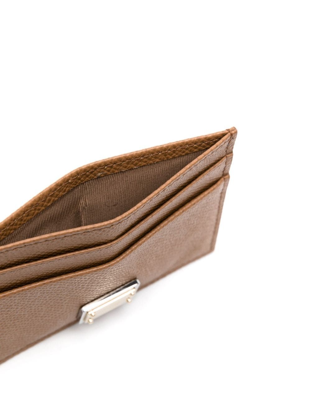 logo-tag leather card holder - 6