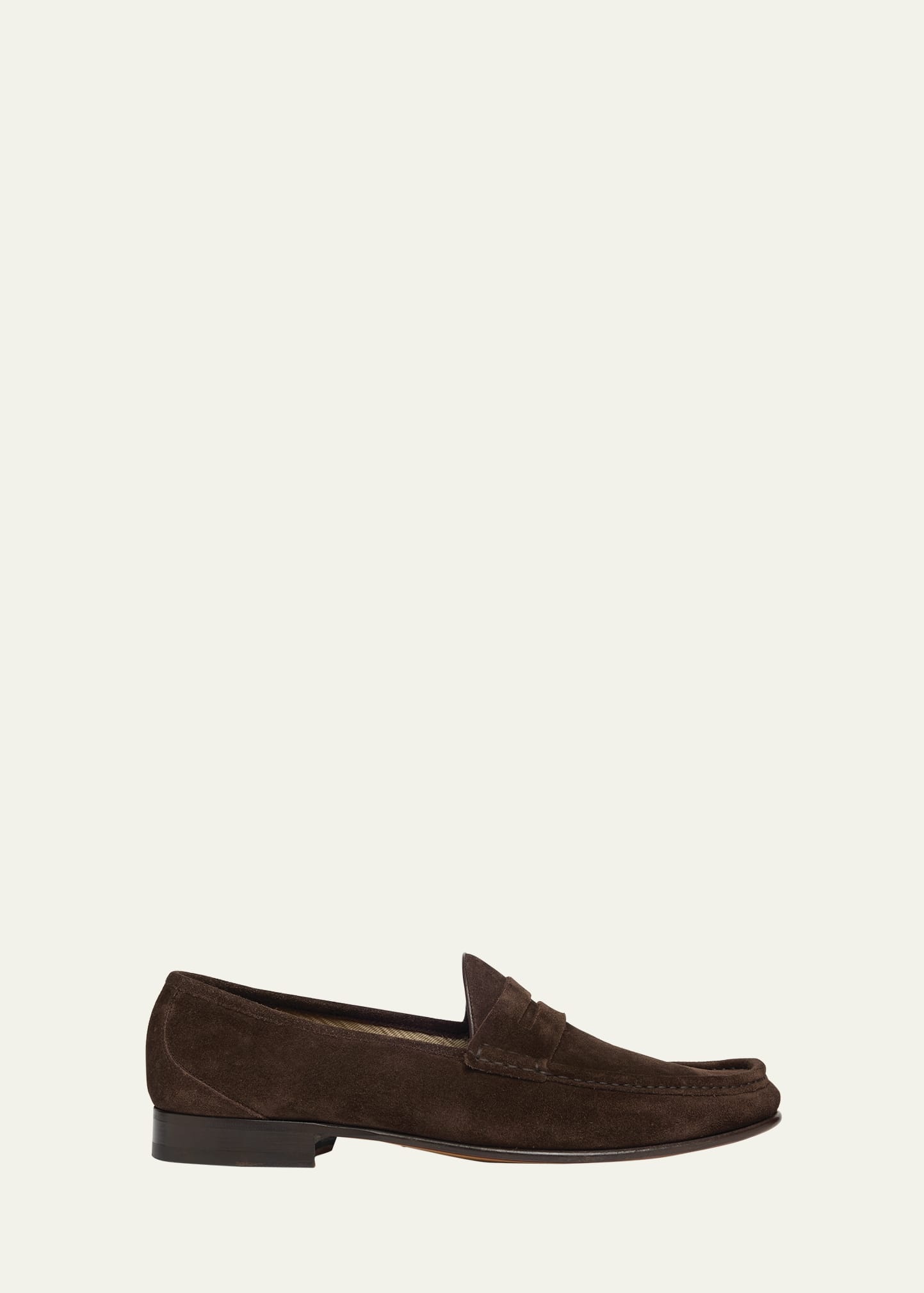 Men's York Suede Penny Loafers - 1
