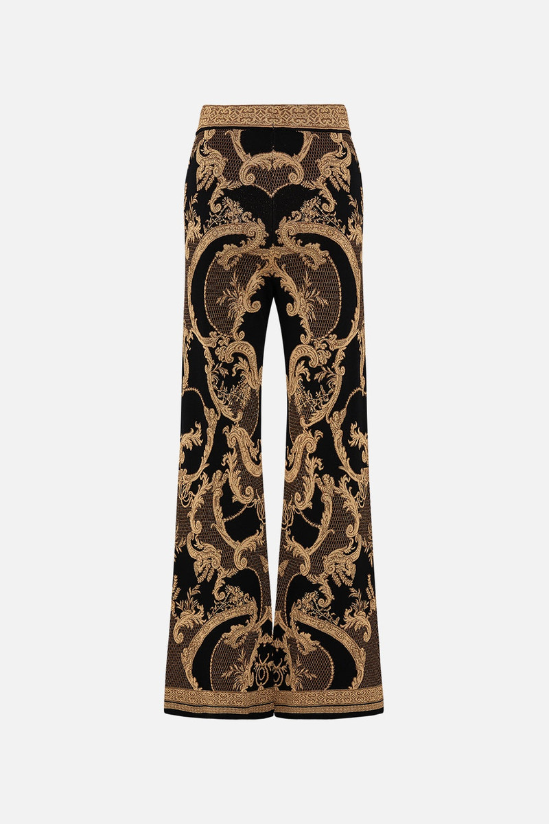 FLARED JACQUARD KNIT PANT 8