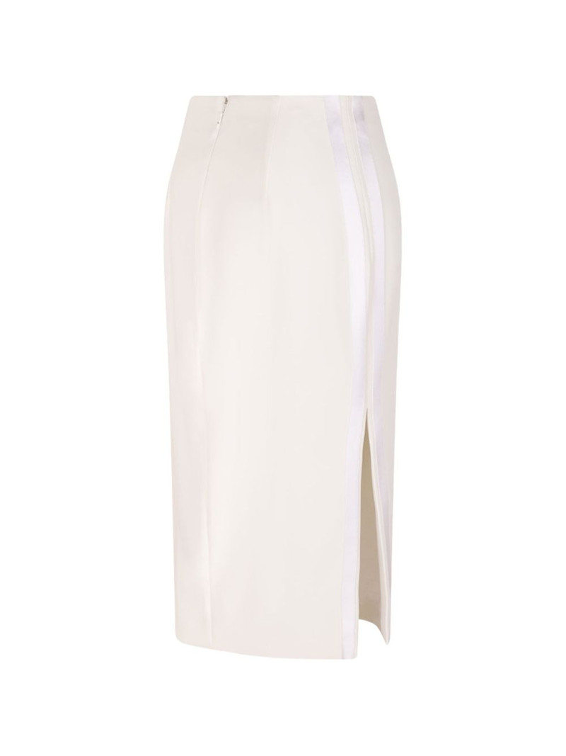 satin-band crêpe skirt 3