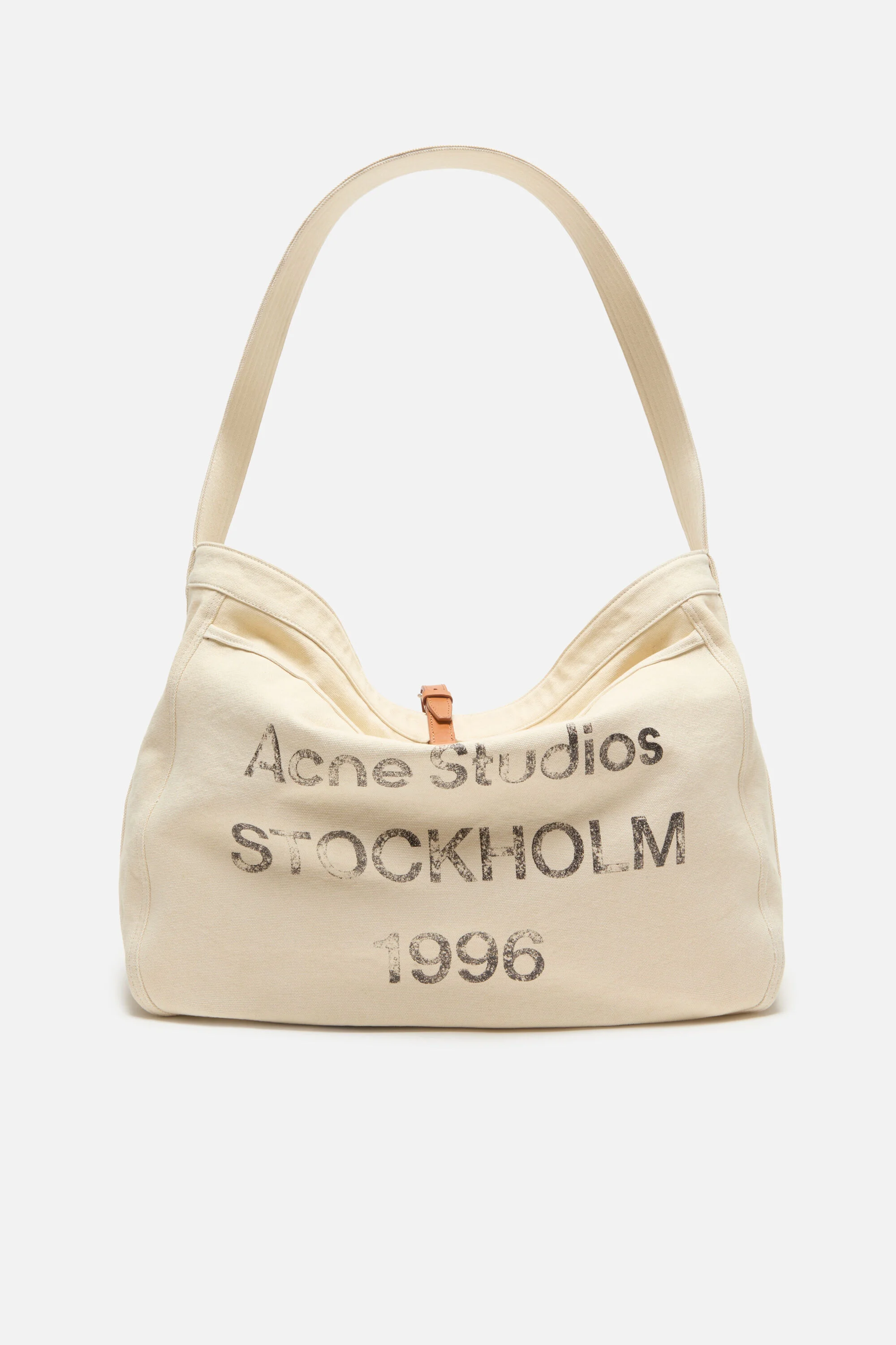 1996 Logo Crossbody Tote - White - 1
