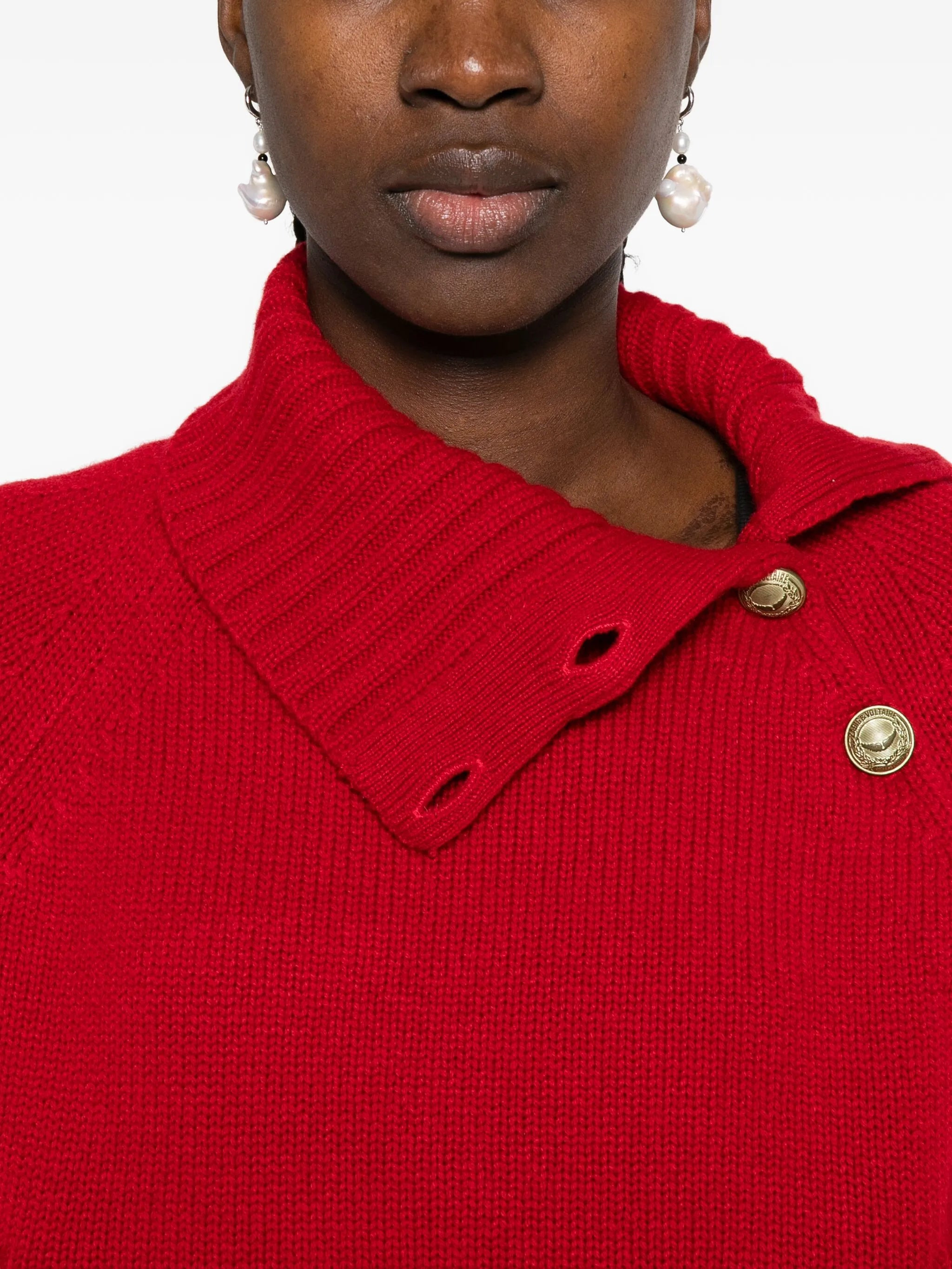 Zadig & Voltaire High-neck Button-detail Sweater - 5