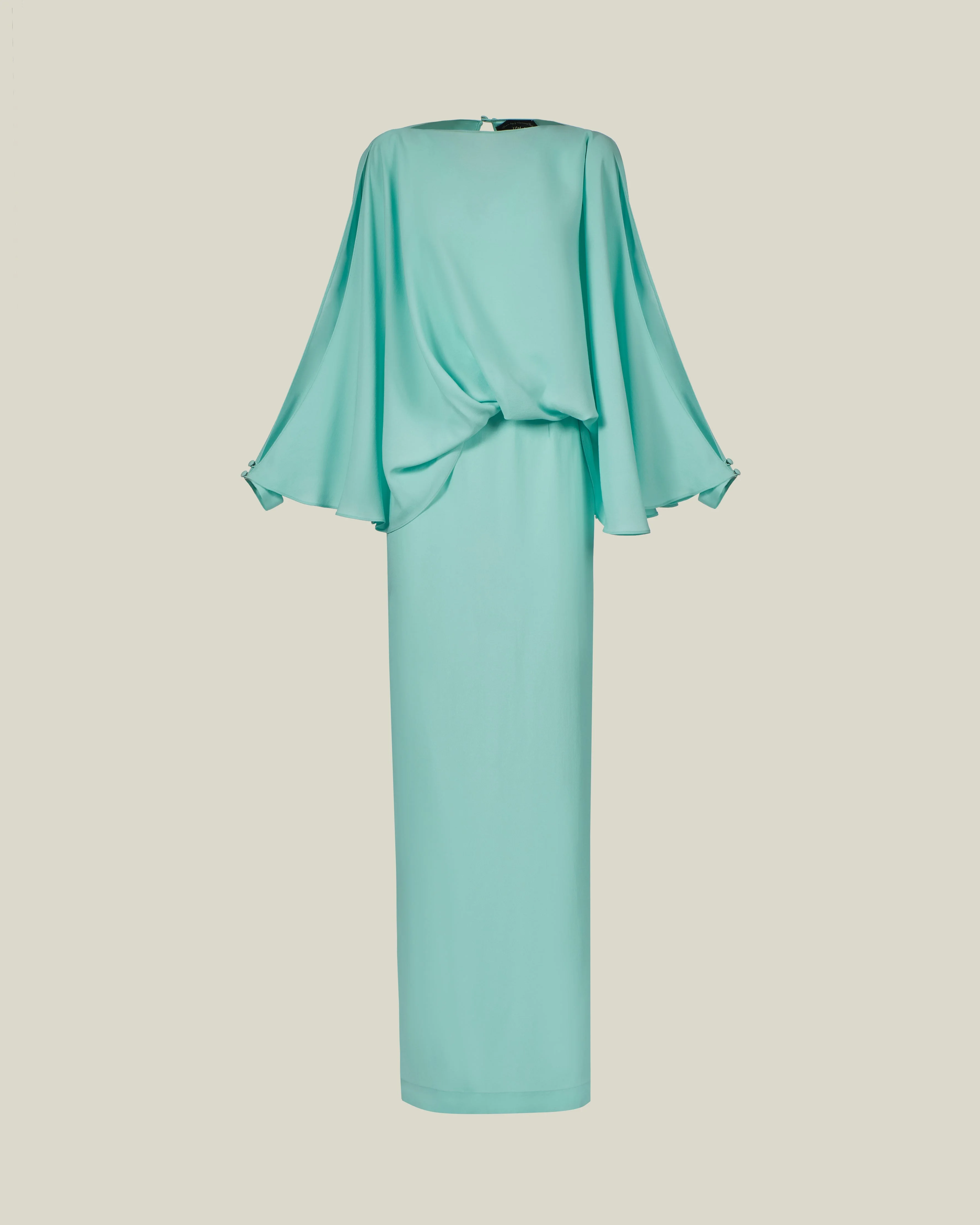 La Maddalena Dress in Acqua - 1