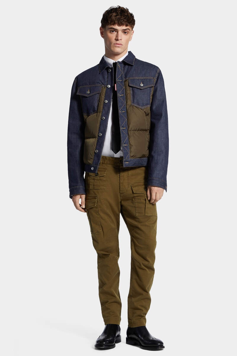 HYBRID PUFFER JEAN JACKET - 6