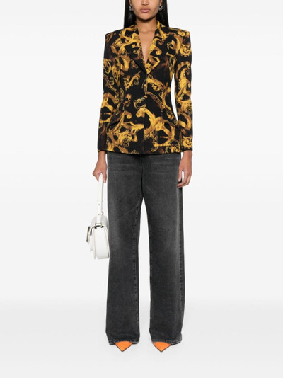 VERSACE JEANS COUTURE Barocco-print blazer outlook