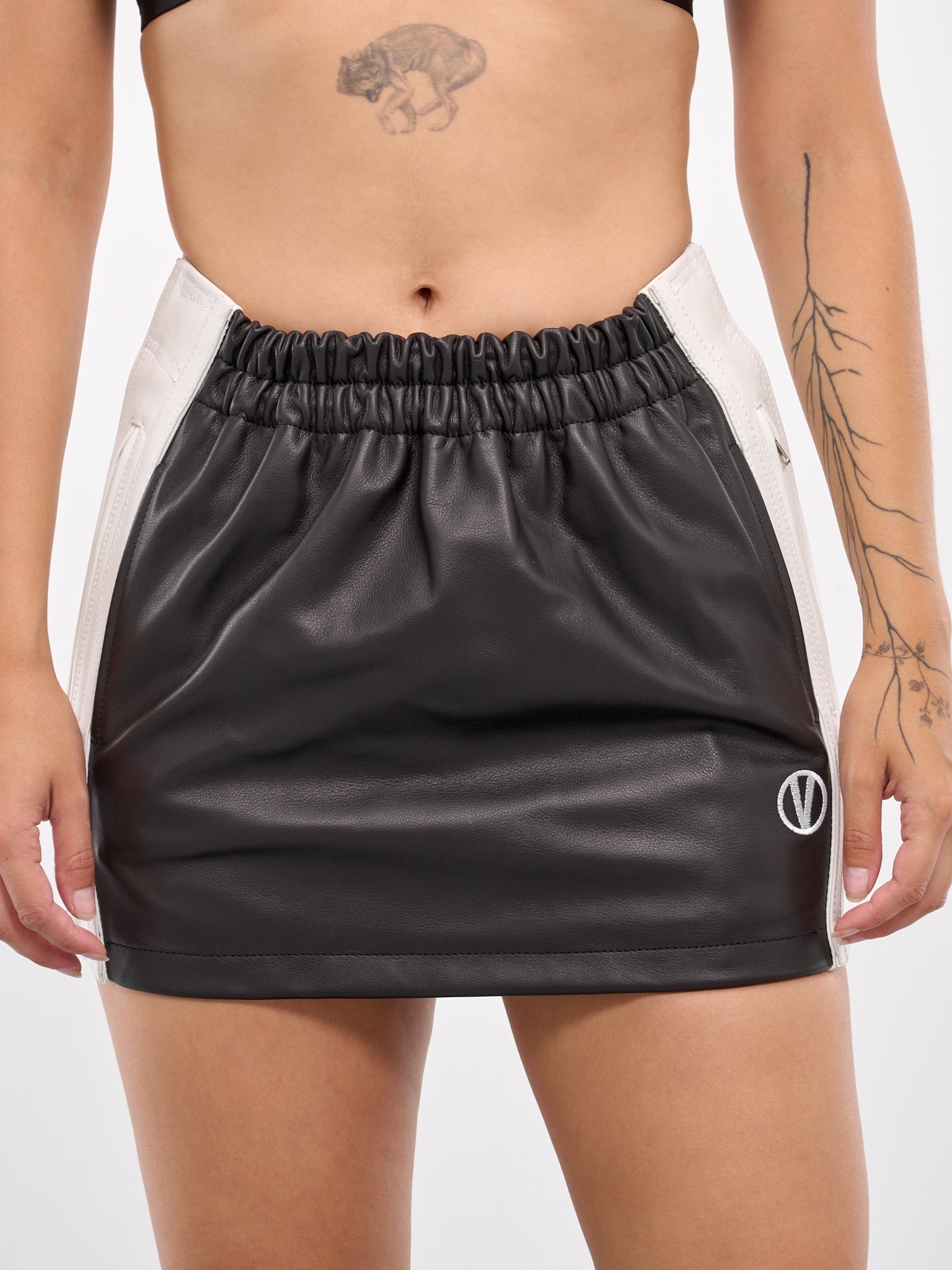 Leather Tracksuit Skirt - 4