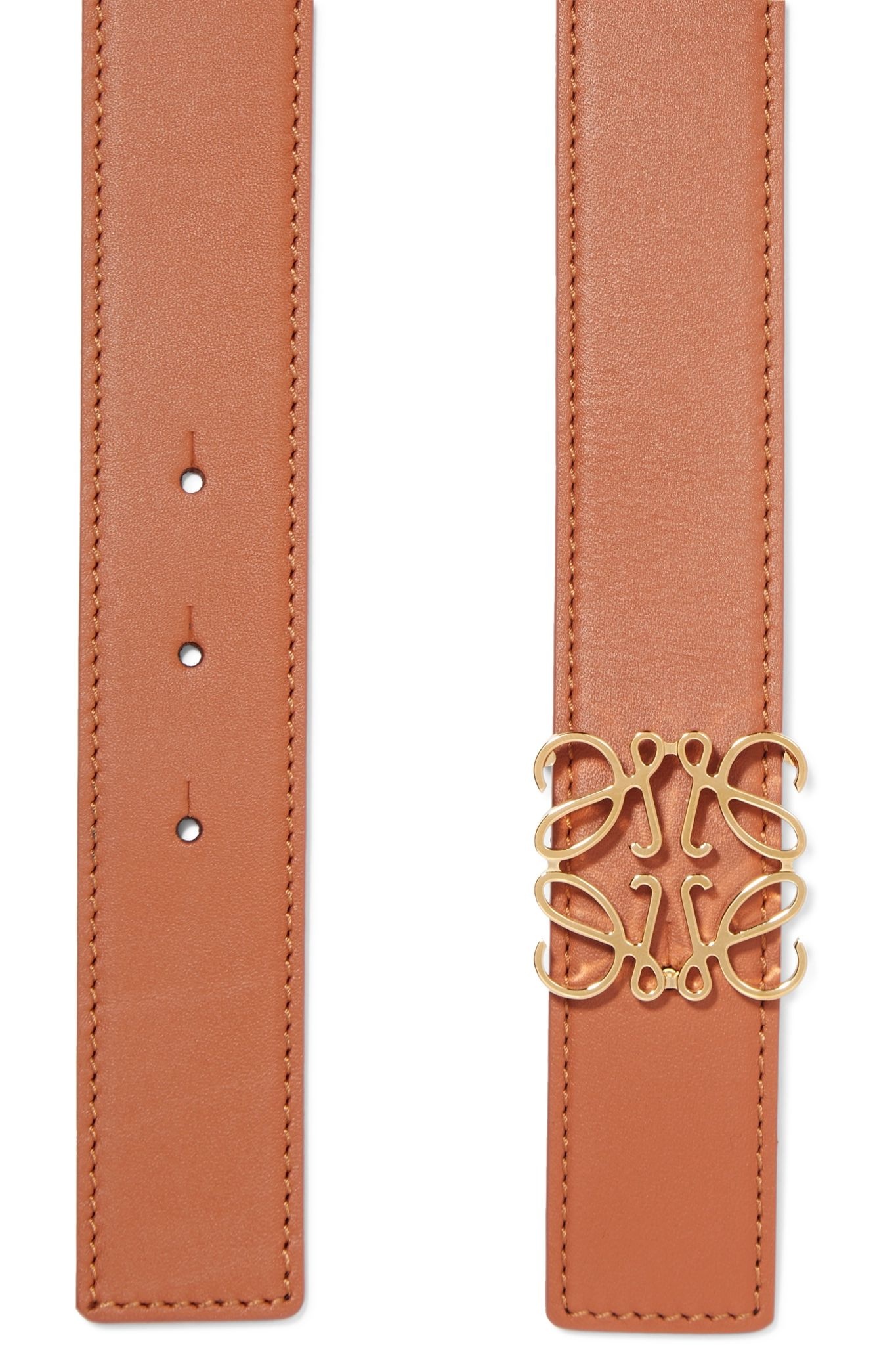 Embellished leather belt - 3