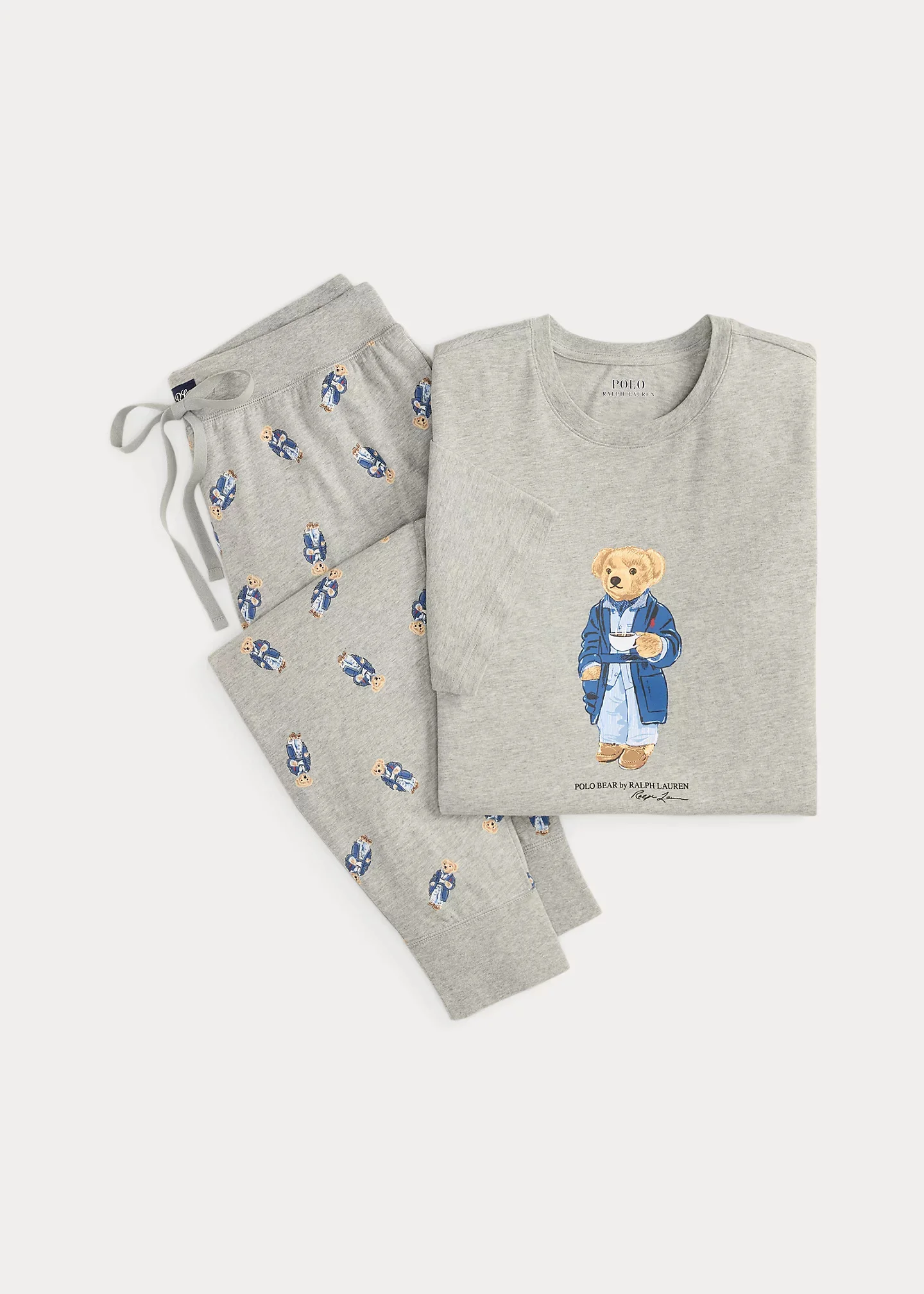 Polo Bear Cotton Jersey Sleep Set - 1